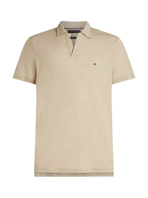 polo regular in lino Tommy Hilfiger | MW0MW38476RBT